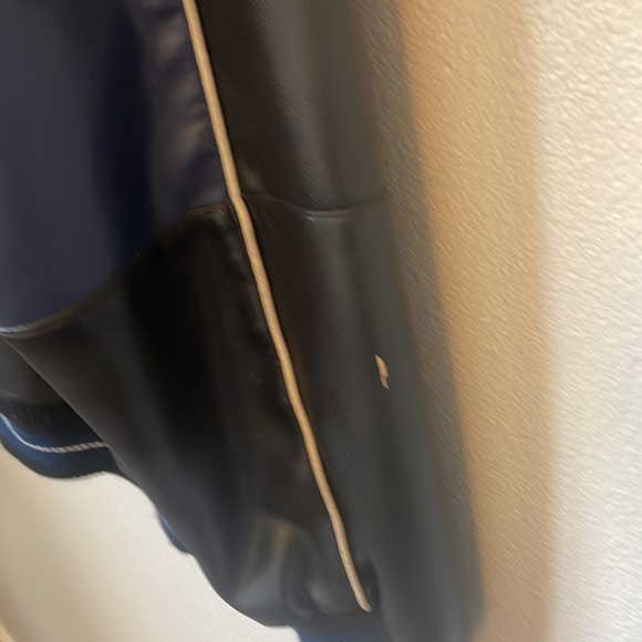 Men’s leather winter coat - Picture 4 of 5